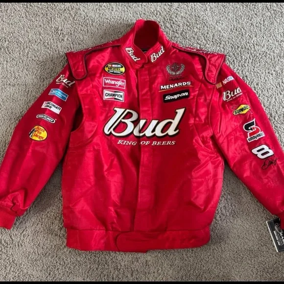 Budweiser Red Racing Jacket - Picture 1 of 1